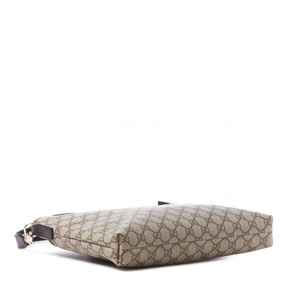 Gucci GG Plus Monogram Medium Flat Messenger Bag Dark Brown 4 of 10