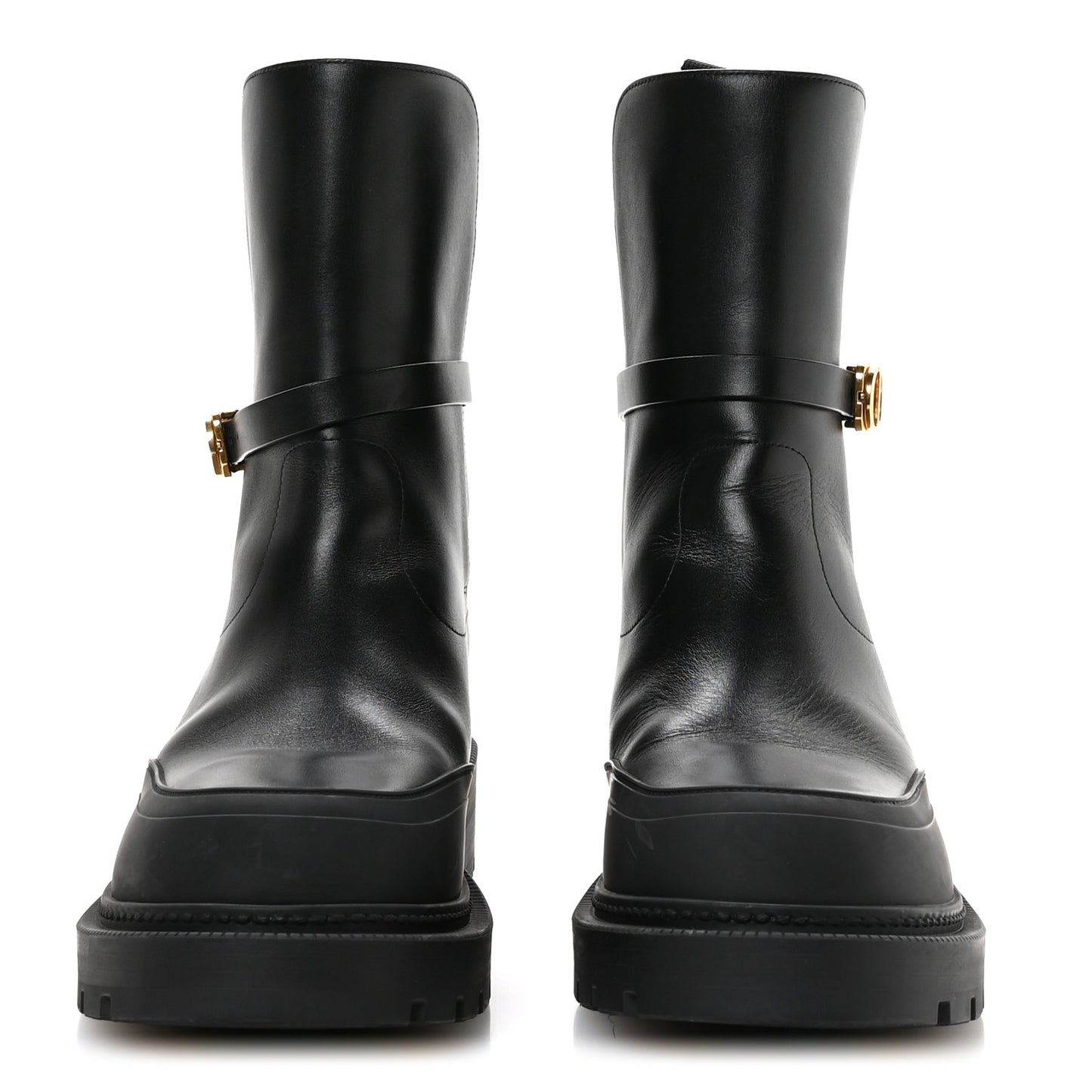 Calfskin Empreinte Ankle Boot 38 Black