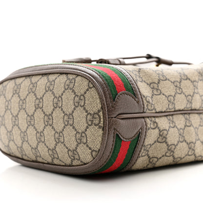 Gucci GG Supreme Monogram Web Small Ophidia Bucket Bag Brown 10 of 10