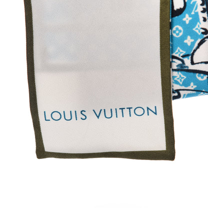 Louis Vuitton Silk Monogram Trunks Bandeau 6 of 6
