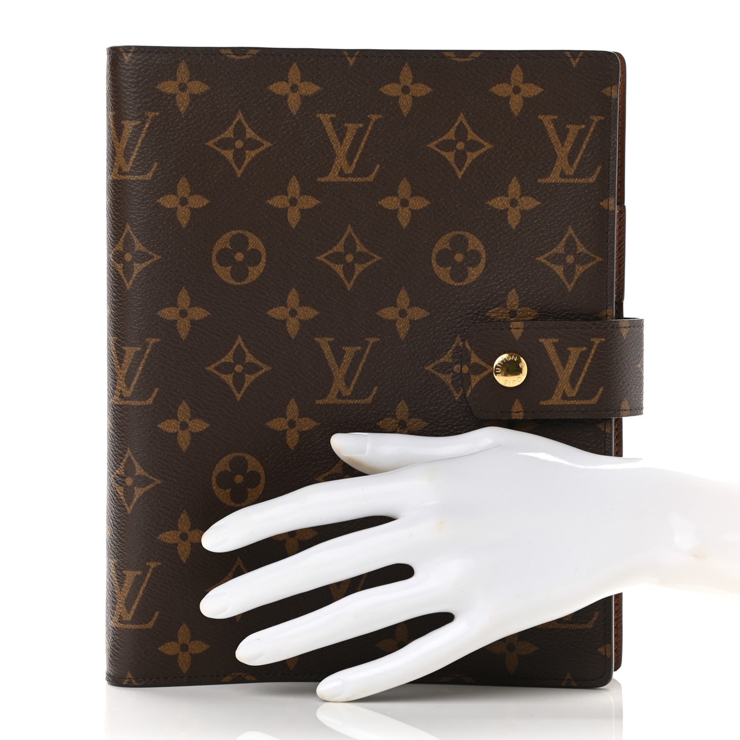 Monogram Large Ring Agenda Cover
