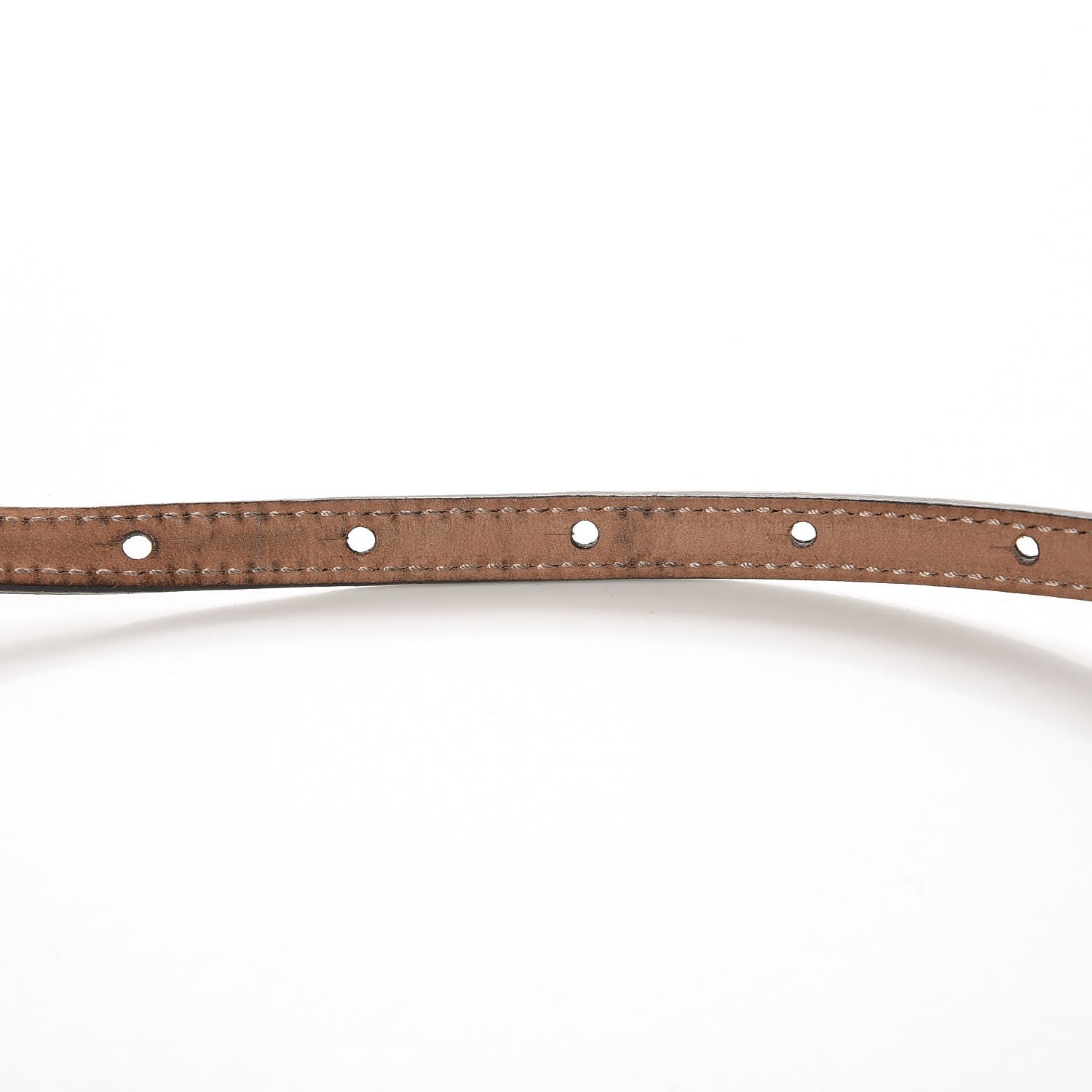 Gucci Calfskin 1973 Buckle Skinny Belt 90 36 Black 8 of 13