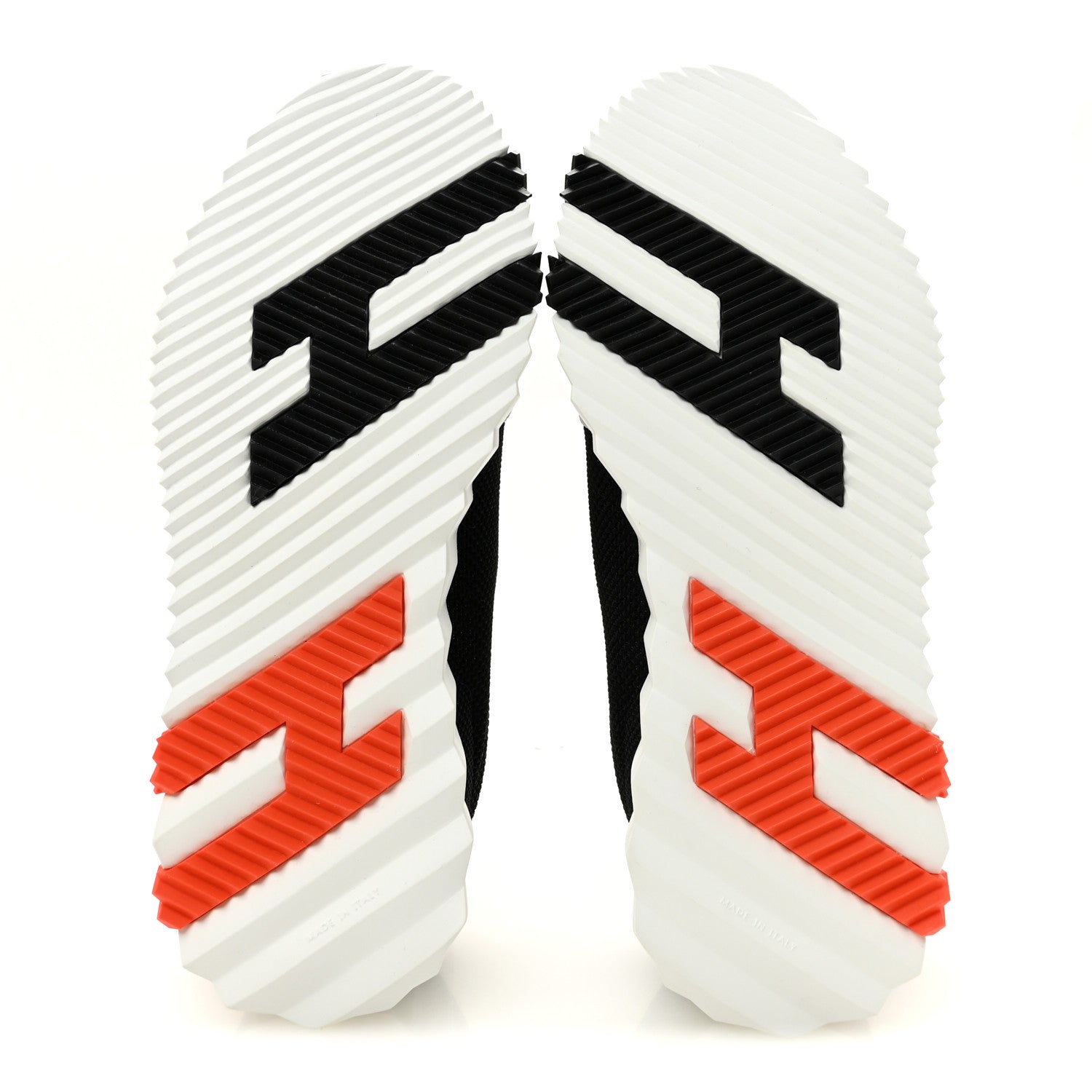 Hermes Air Mesh Suede Goatskin Bouncing Sneakers 37 Black Orange 6 of 11