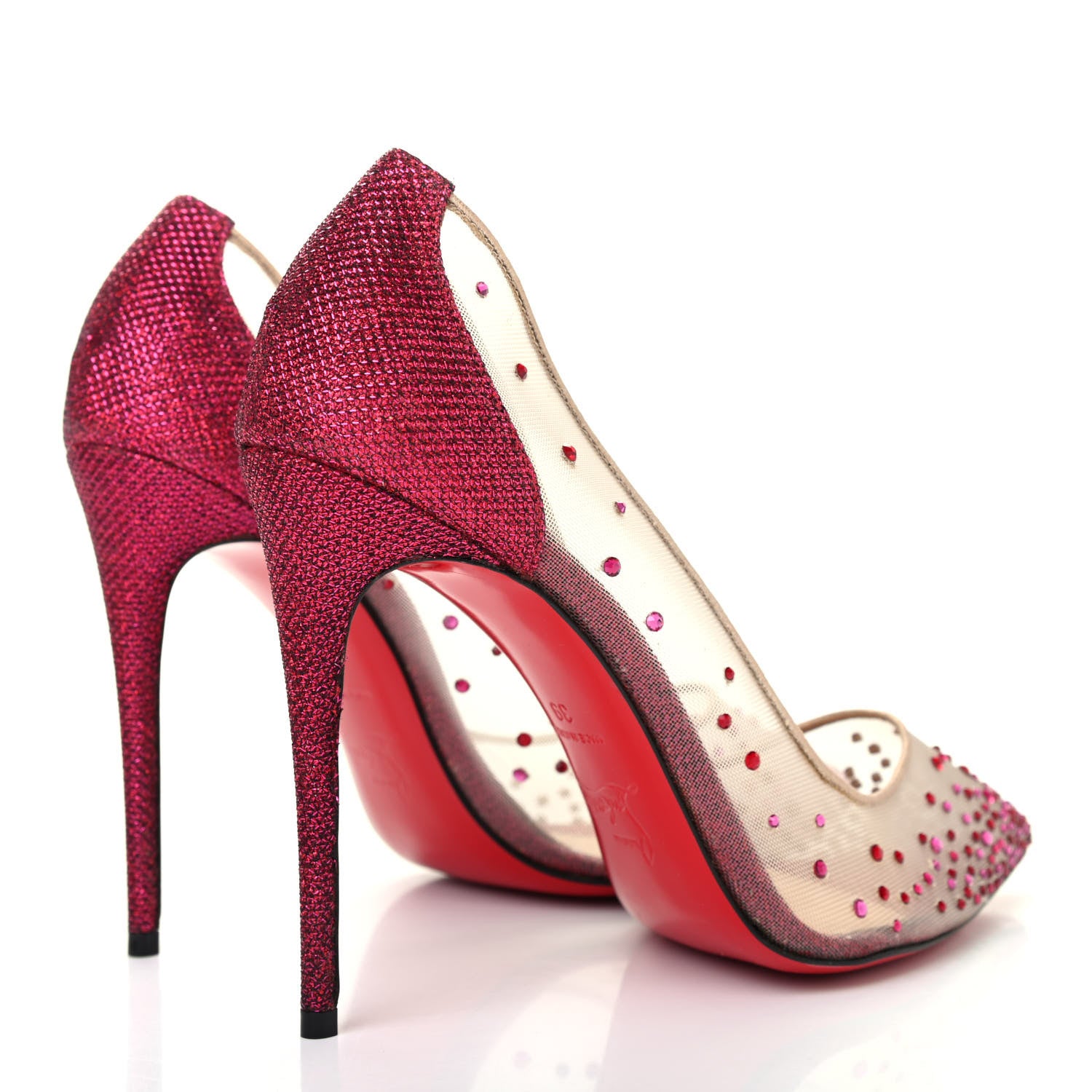 Christian Louboutin Crystal Strass Follies 100 Pumps 39 4 of 7