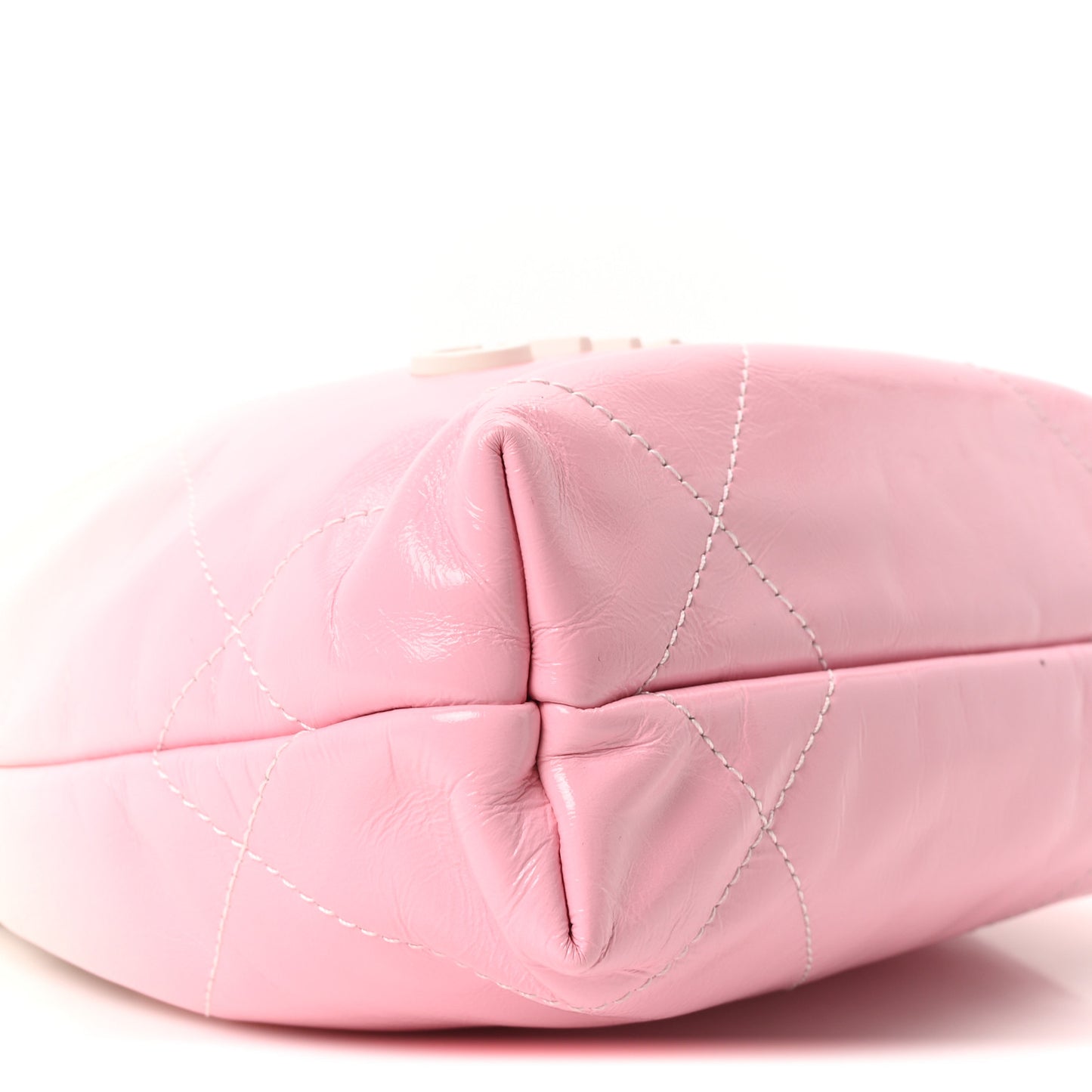 Patent Gradient Calfskin Quilted Mini Chanel 22 White Light Pink