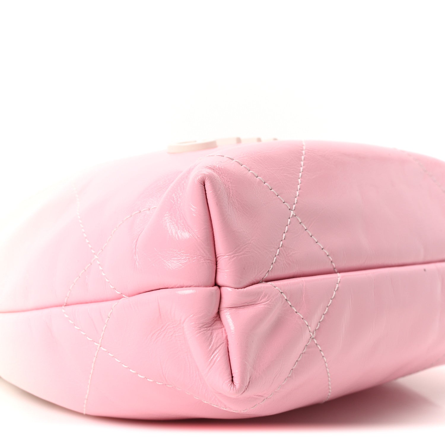Chanel Patent Gradient Calfskin Quilted Mini Chanel 22 White Light Pink 9 of 10