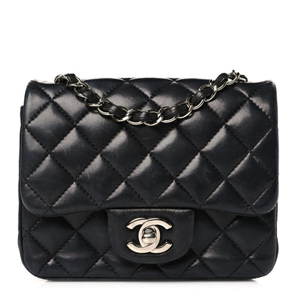 Chanel Lambskin Quilted Mini Square Flap Black 1 of 11