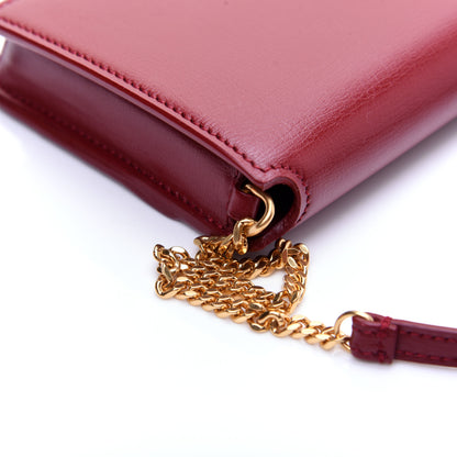 Saint Laurent Smooth Calfskin Monogram Phone Holder Crossbody Opyum Red 10 of 10