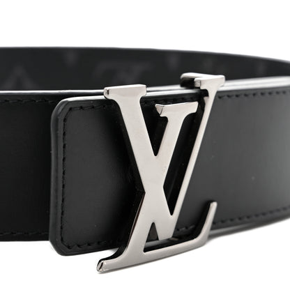 Louis Vuitton Monogram Eclipse Taigarama 40mm LV Initiales Reversible Belt 95 38 Black 9 of 9