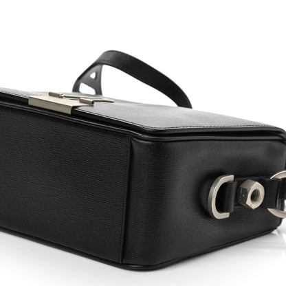 Off-White Calfskin Binder Clip Bag Black 9 of 9