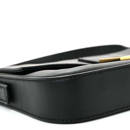 Fendi Vitello Flamingo Enamel Baguette Black 9 of 10