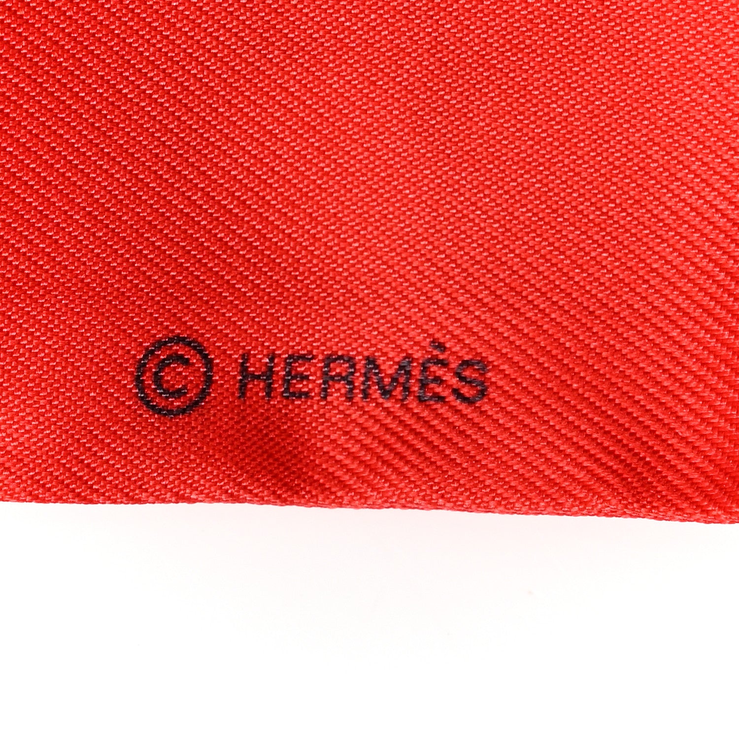 Hermes Silk Tea Time Twilly Rouge Vif Vert Multicolor 4 of 4