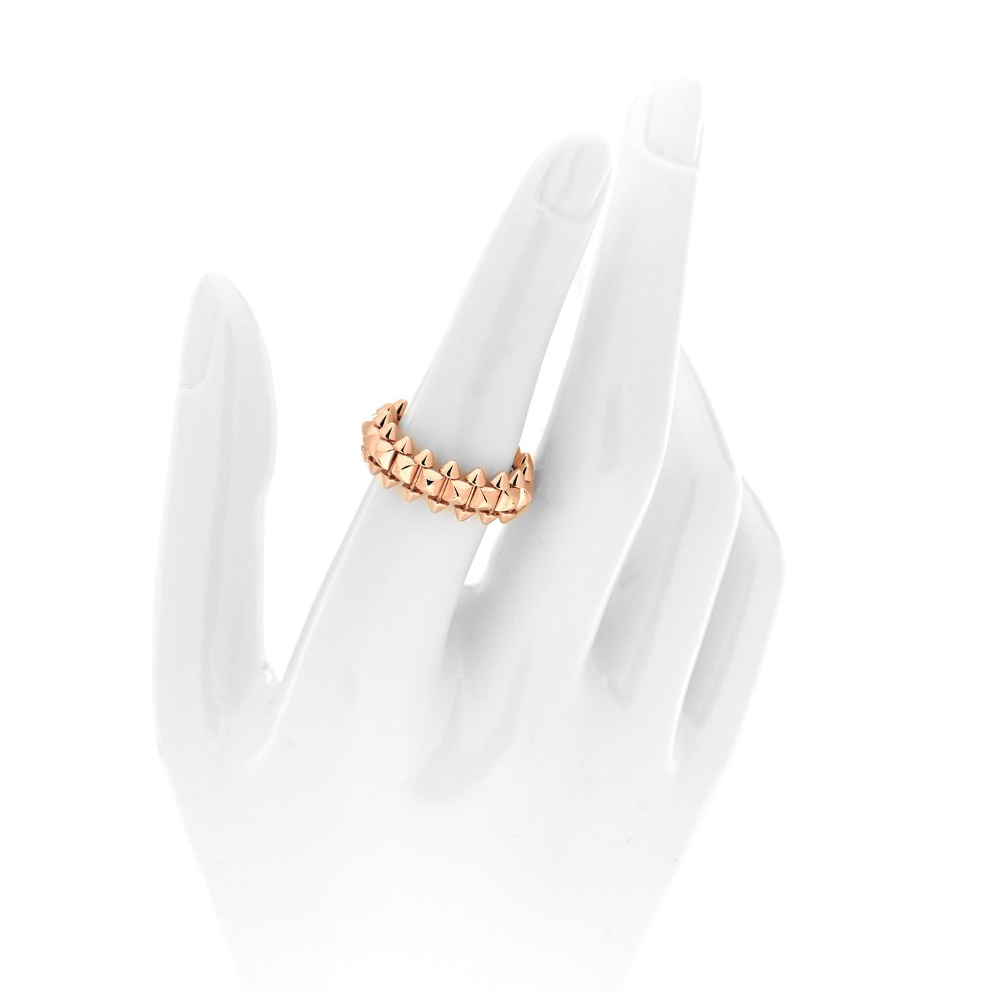18K Pink Gold MM Clash De Cartier Ring 54 7