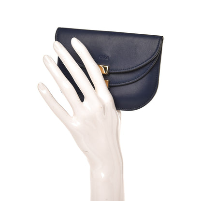 Chloe Lambskin Georgia Card Holder Deep Ocean 2 of 8
