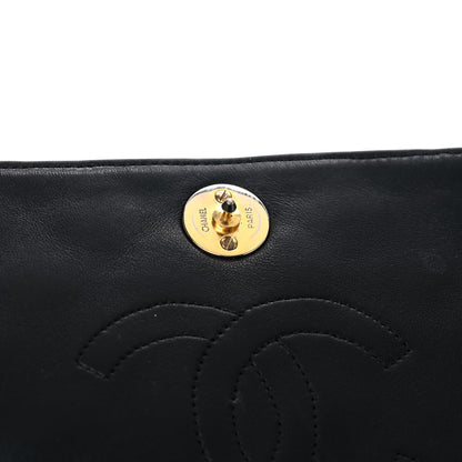 Chanel Lambskin Quilted Wallet On Chain WOC Black 27 of 28