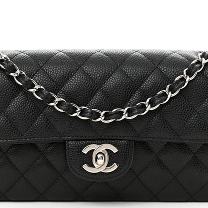 Chanel Caviar Quilted East West Flap Black 8 of 11
