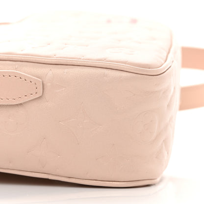 Louis Vuitton Lambskin Embossed Monogram Fall In Love Sac Coeur Light Pink 8 of 9