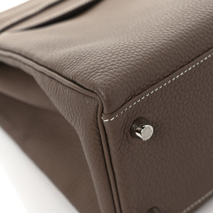 Hermes Togo Kelly Retourne 28 Etoupe 9 of 11