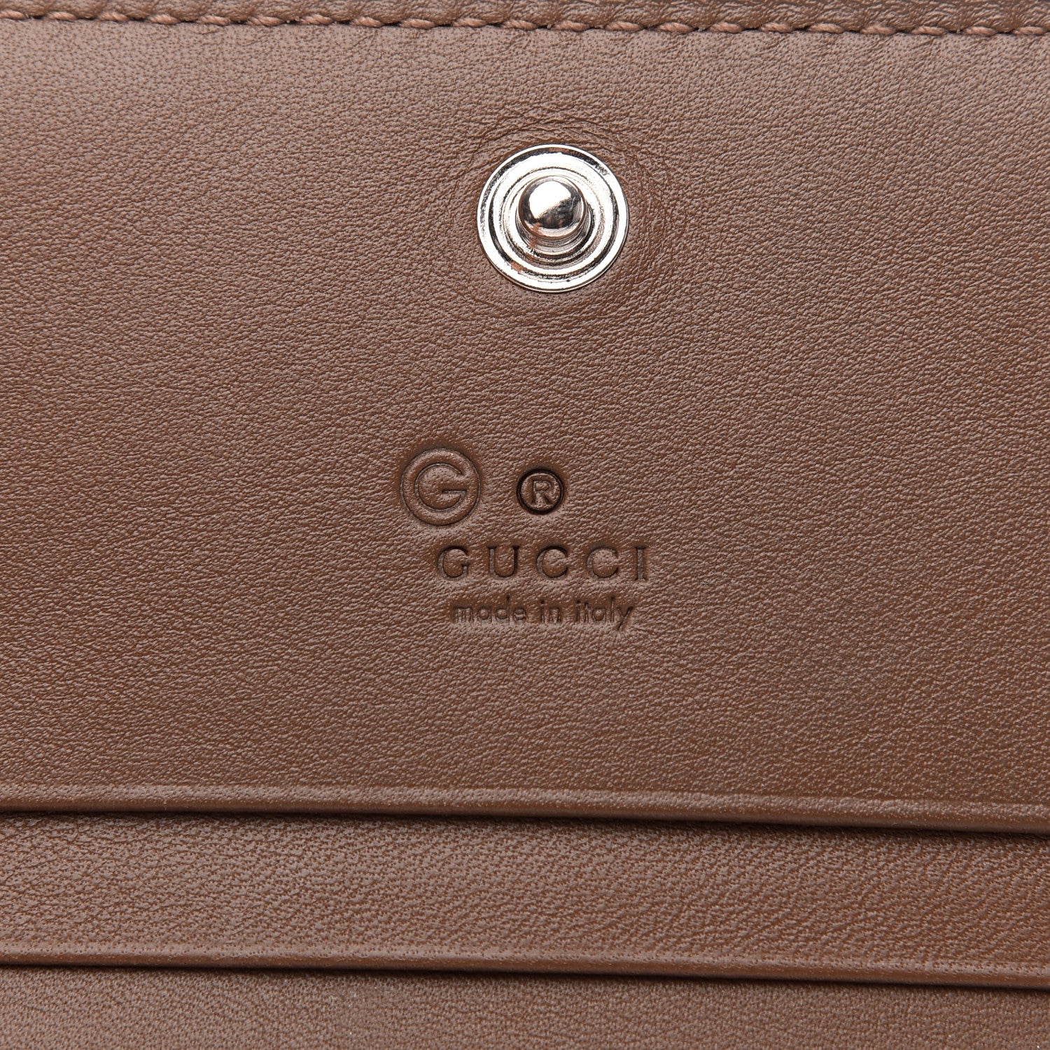 Gucci Microguccissima Card Case Wallet Acero 6 of 6