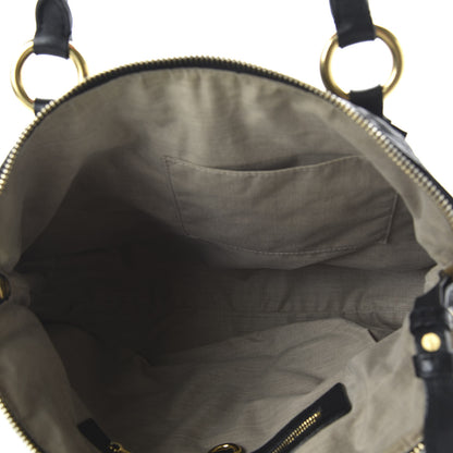 Marc Jacobs Calfskin Quilted Rio Satchel Tote Bag Black 6 of 11