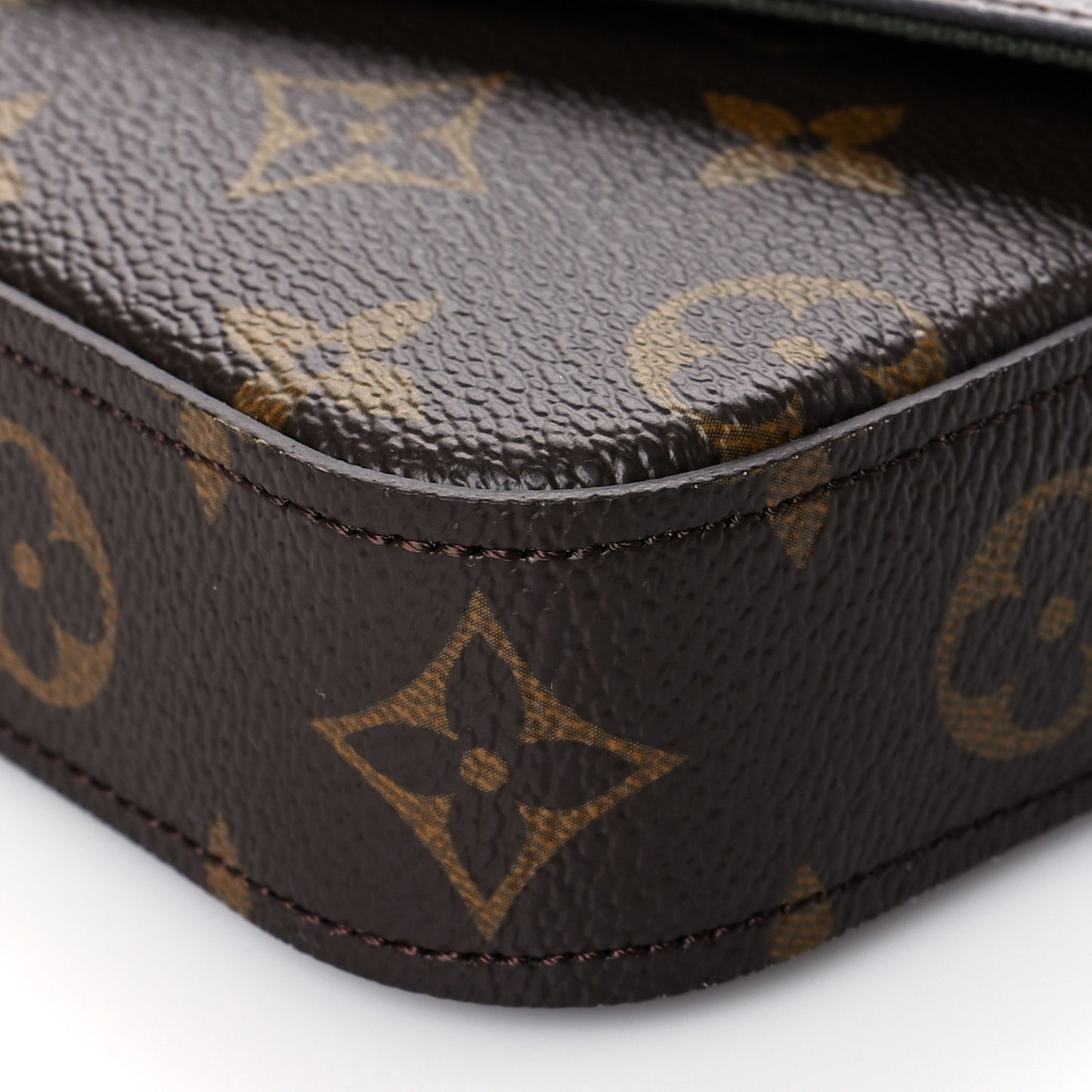 Monogram Felicie Strap & Go Kaki