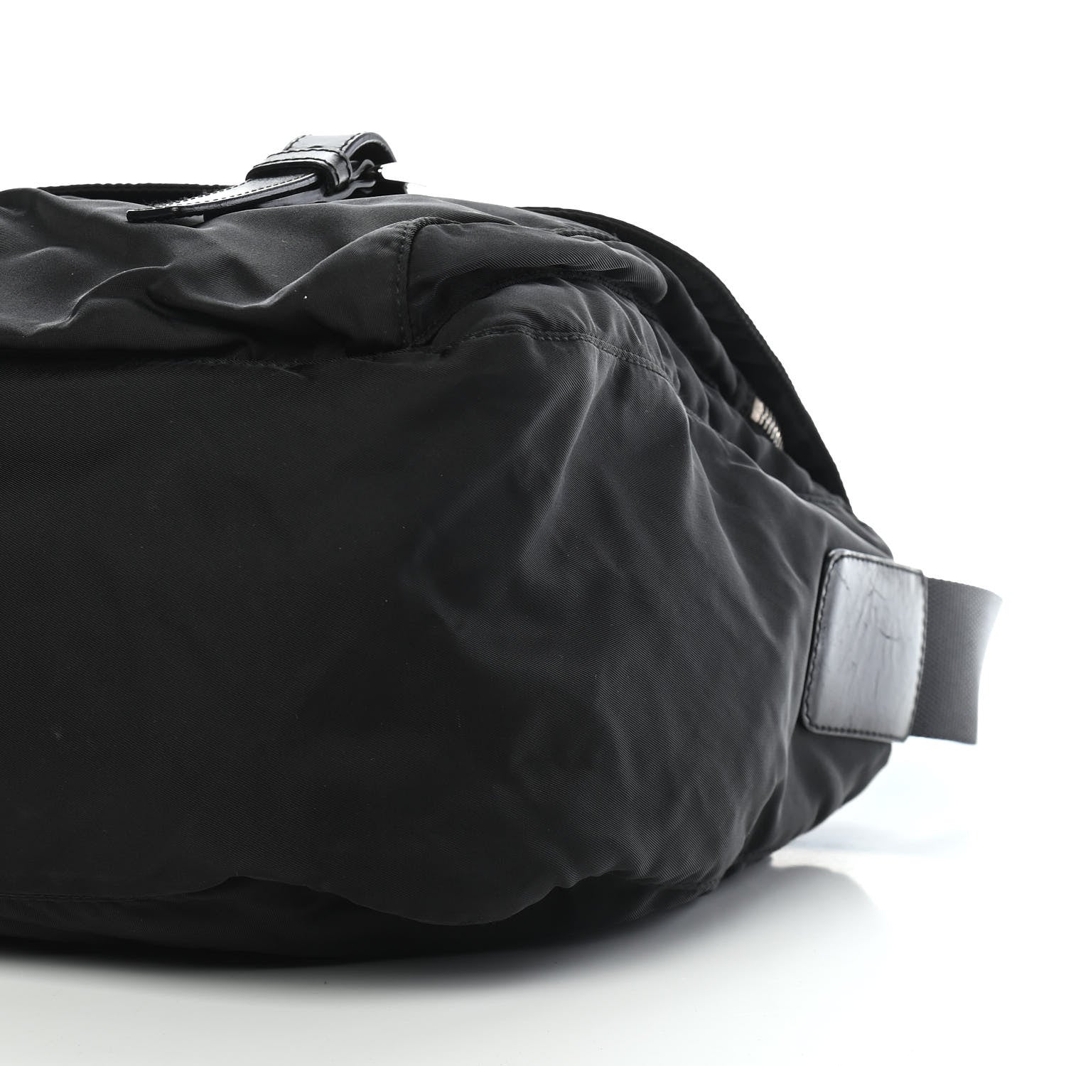 Prada Nylon Vela Messenger Bag Black 8 of 8