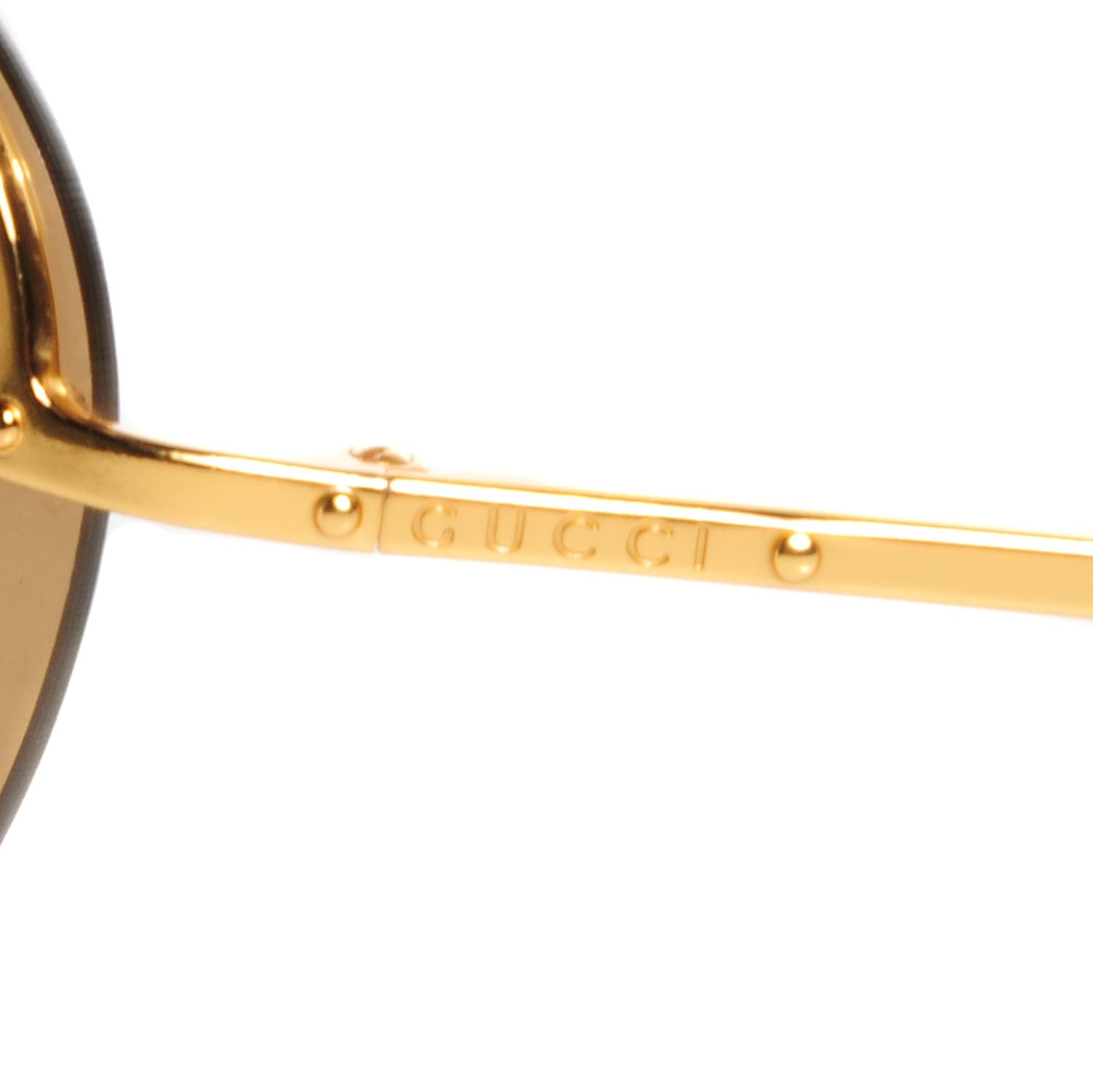 Gucci Aviator Sunglasses 2696/S Gold 5 of 7