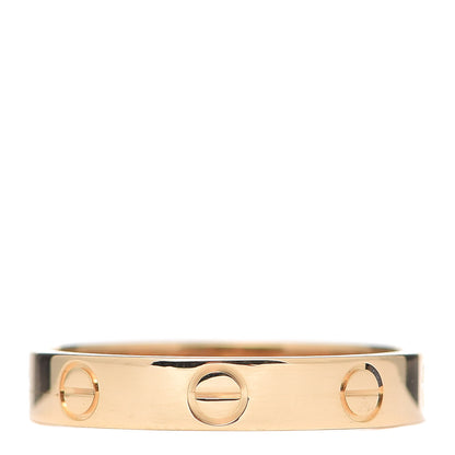 Cartier 18K Yellow Gold 3.5mm LOVE Wedding Band Ring 55 7.25 1 of 6