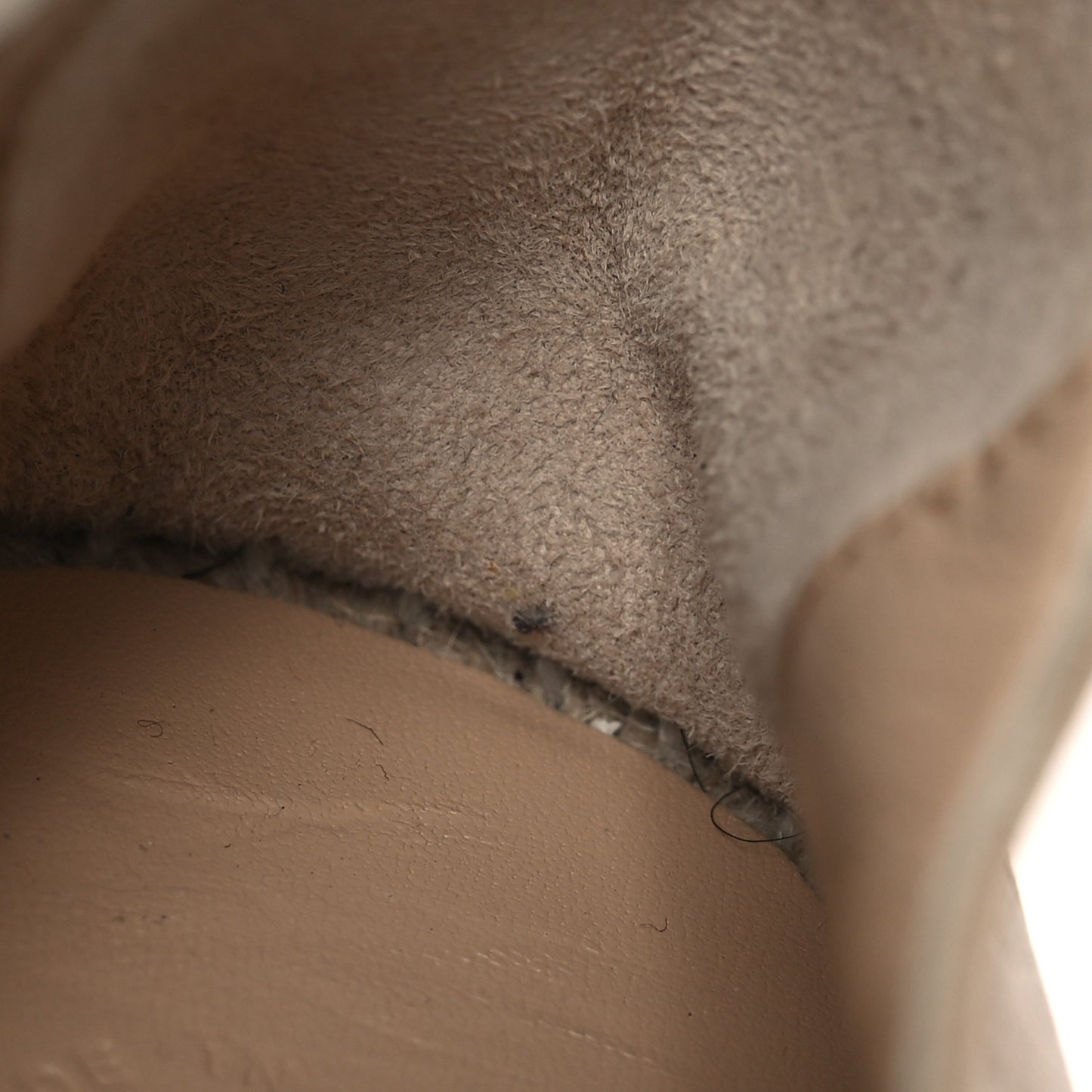 Lambskin CC Espadrilles 40 Beige Black