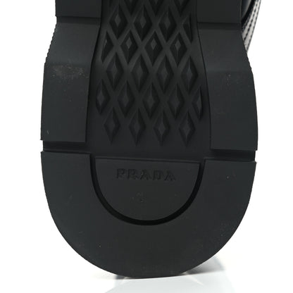 Prada Spazzolato Rois Re-Nylon Triangle Logo Mens Combat Boots 8 Black 7 of 7