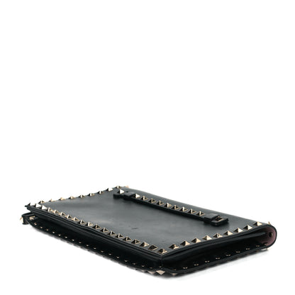 Valentino Garavani Nappa Rockstud Wristlet Clutch Black 7 of 8