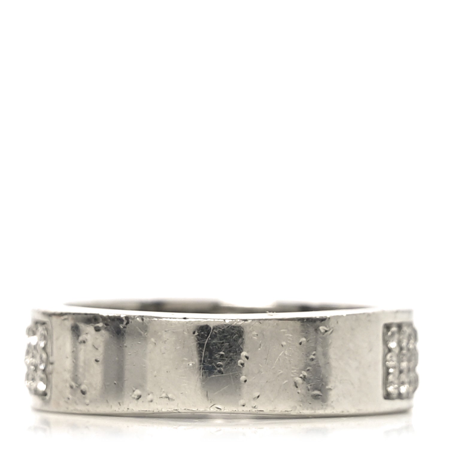 Fendi Metal Crystal F is Fendi Ring L Silver 3 of 4
