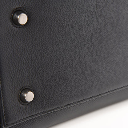 Celine Supple Calfskin Medium Edge Shoulder Bag Black 8 of 15