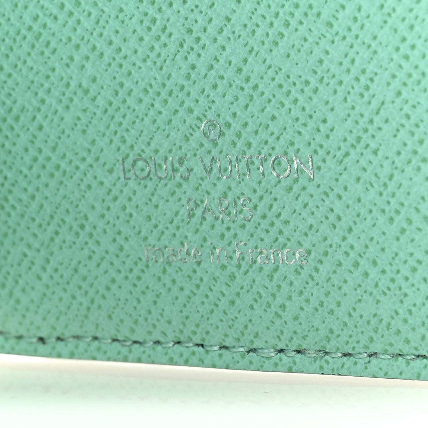 Louis Vuitton Taigarama Pocket Organizer NM  Miami Green 6 of 7