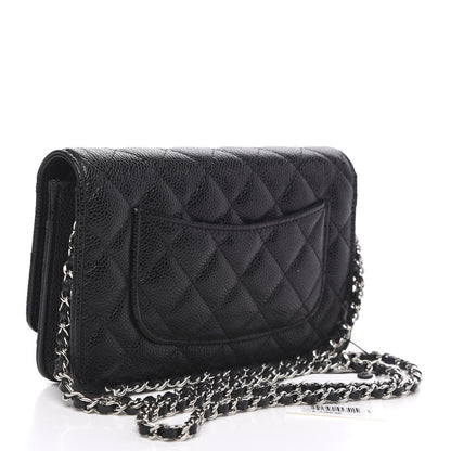 Chanel Caviar Quilted Wallet On Chain WOC Black 3 of 11