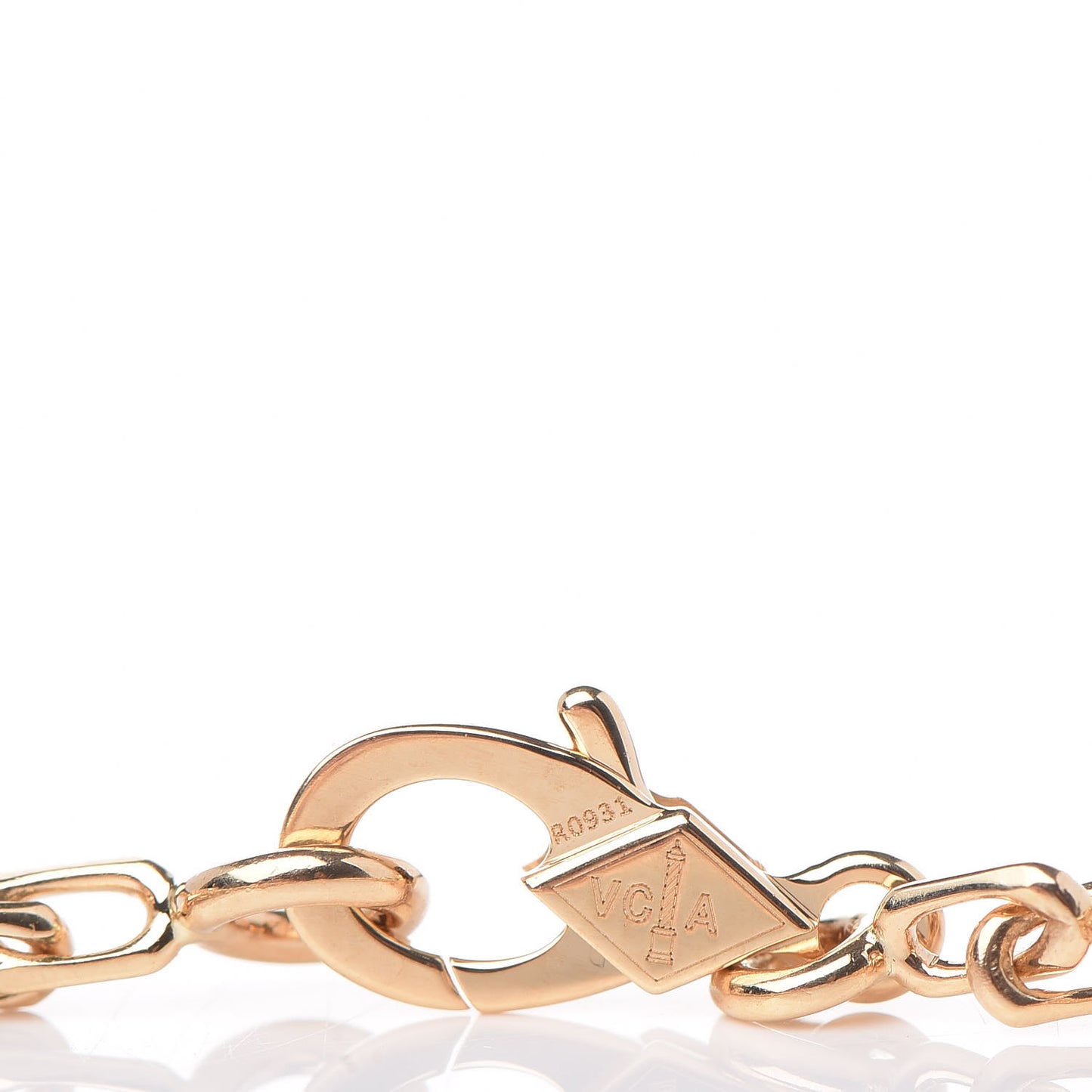 18K Yellow Gold 5 Motifs Vintage Alhambra Bracelet