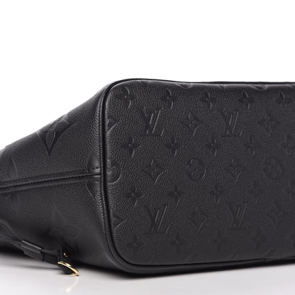 Louis Vuitton Empreinte Monogram Giant Neverfull MM Black 6 of 9