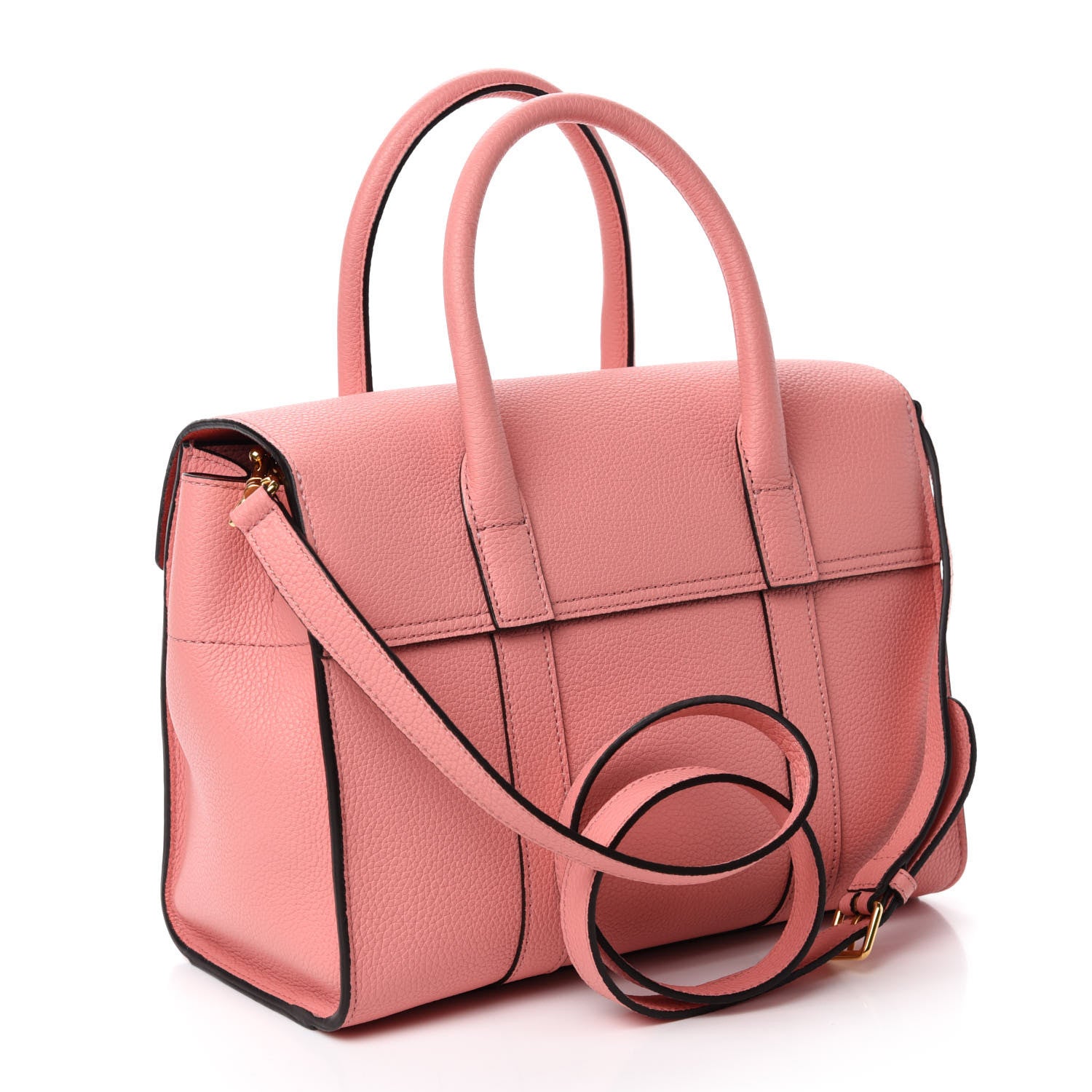 Mulberry Classic Grain Small New Bayswater Macaroon Pink 3 of 10