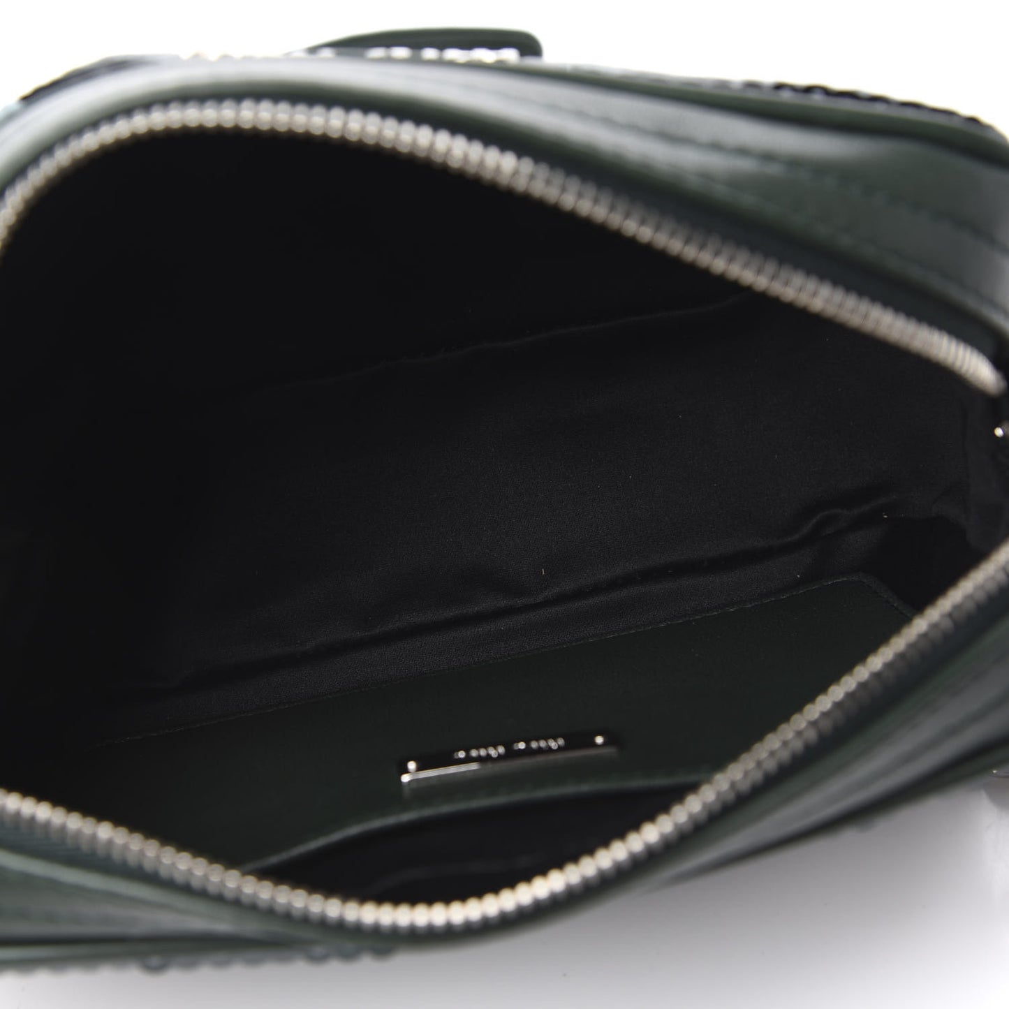 Paillettes Sequin Chain Camera Bag Smeraldo