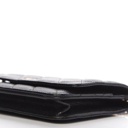 Chanel Caviar Quilted Wallet On Chain WOC Black 7 of 12