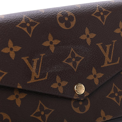 Louis Vuitton Monogram Pochette Felicie Chain Wallet Fuchsia 7 of 7