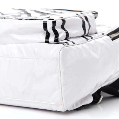 Chanel Vinyl La Pausa Bay Backpack White 7 of 9