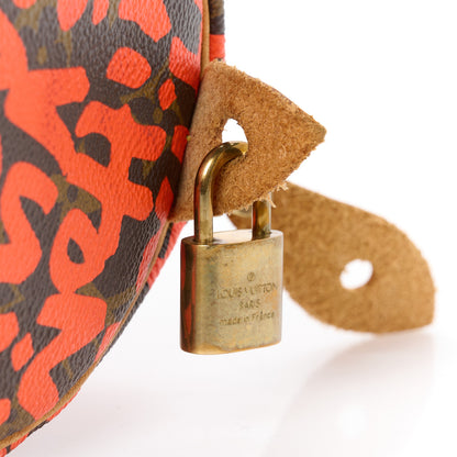 Louis Vuitton Monogram Graffiti Speedy 30 Orange 7 of 11