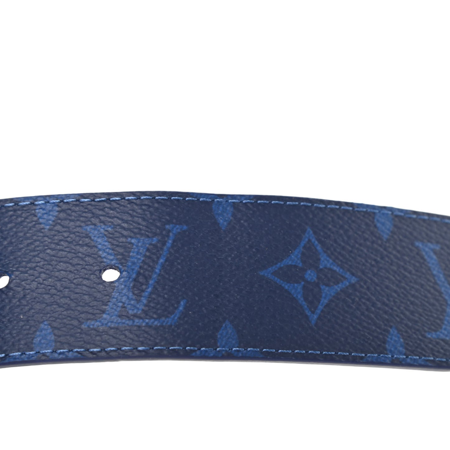 Monogram 40mm Reversible LV Initiales Belt 100 40 Cobalt Blue
