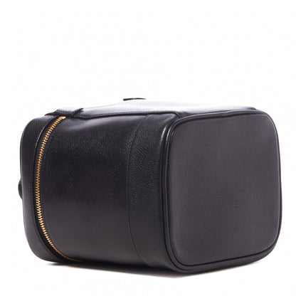 Chanel Caviar Vanity Cosmetic Case Black 4 of 10