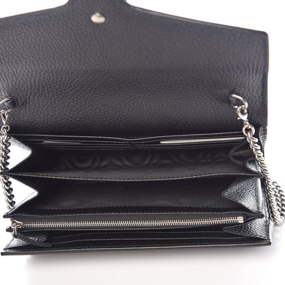 Gucci Calfskin Mini Dionysus Chain Wallet Black 5 of 10