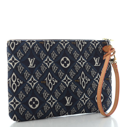 Louis Vuitton Jacquard Since 1854 Neverfull MM GM Pochette Blue 2 of 6