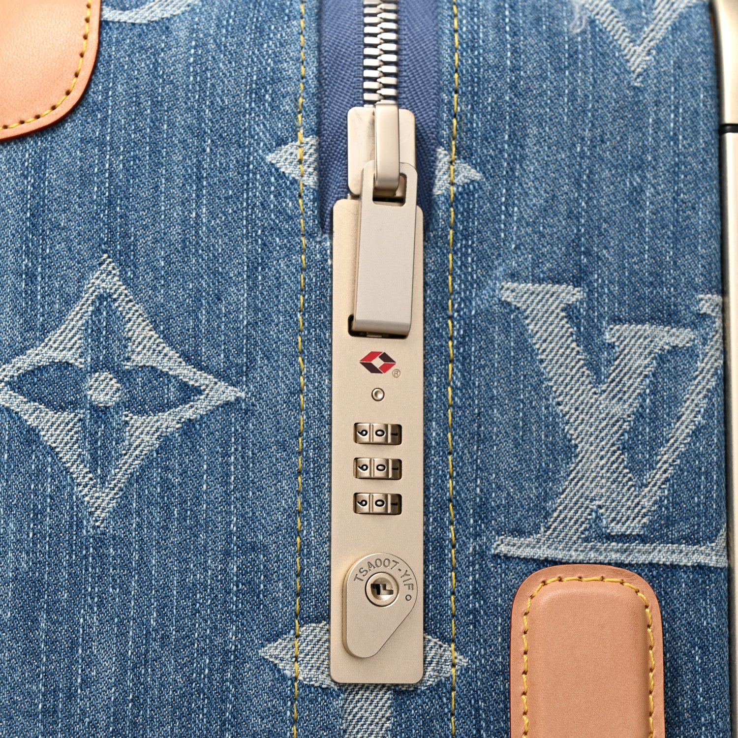 Louis Vuitton LOUIS VUITTON Monogram Denim Horizon 55 Blue 6 of 9