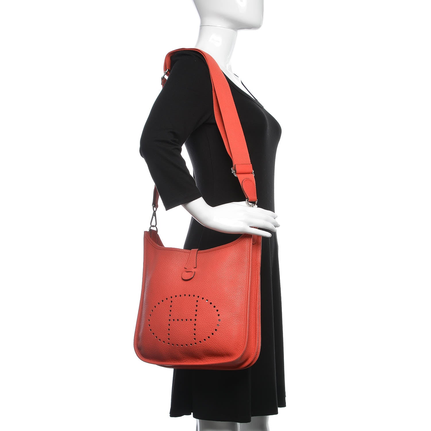 Hermes Taurillon Clemence Evelyne III PM Rose Jaipur 1 of 11