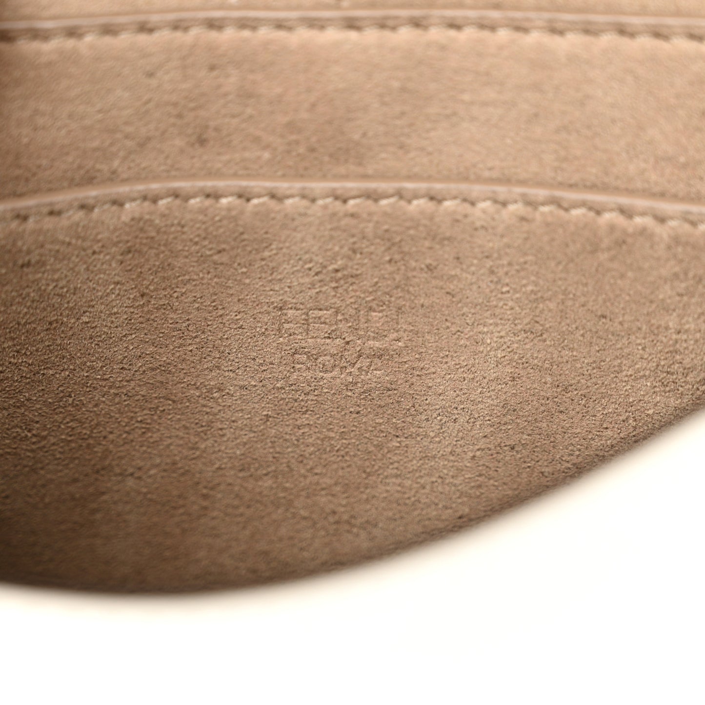 Vitello Brenta Cher Mini Fendi C'mon White Ice